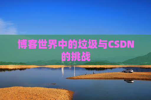 博客世界中的垃圾与CSDN的挑战